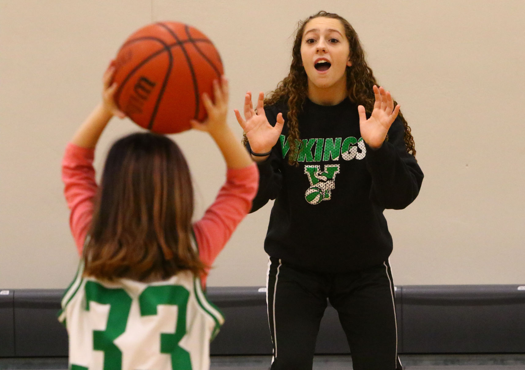 Gallery: Valparaiso High School girls basketball players visit pen pals
